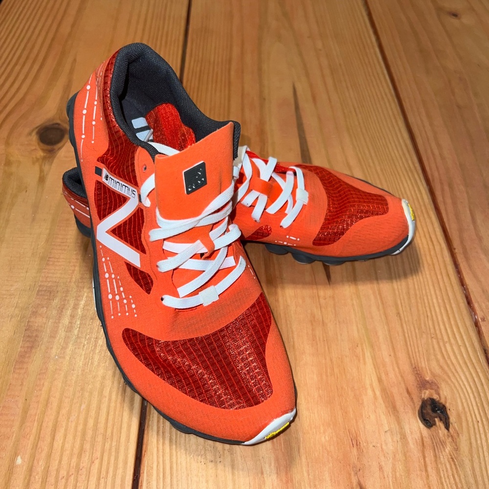 New Balance Red and Orange Sneakers